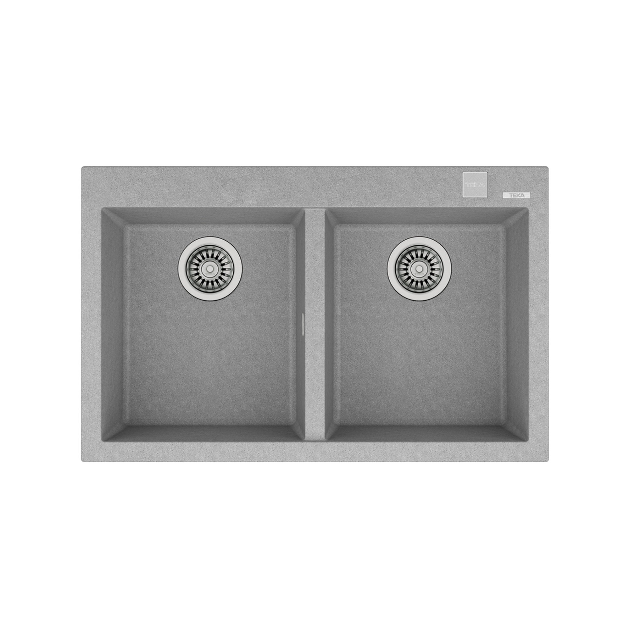 Teka ForSquare 790 TG Çift Hazneli Granit Eviye Gri 115260015