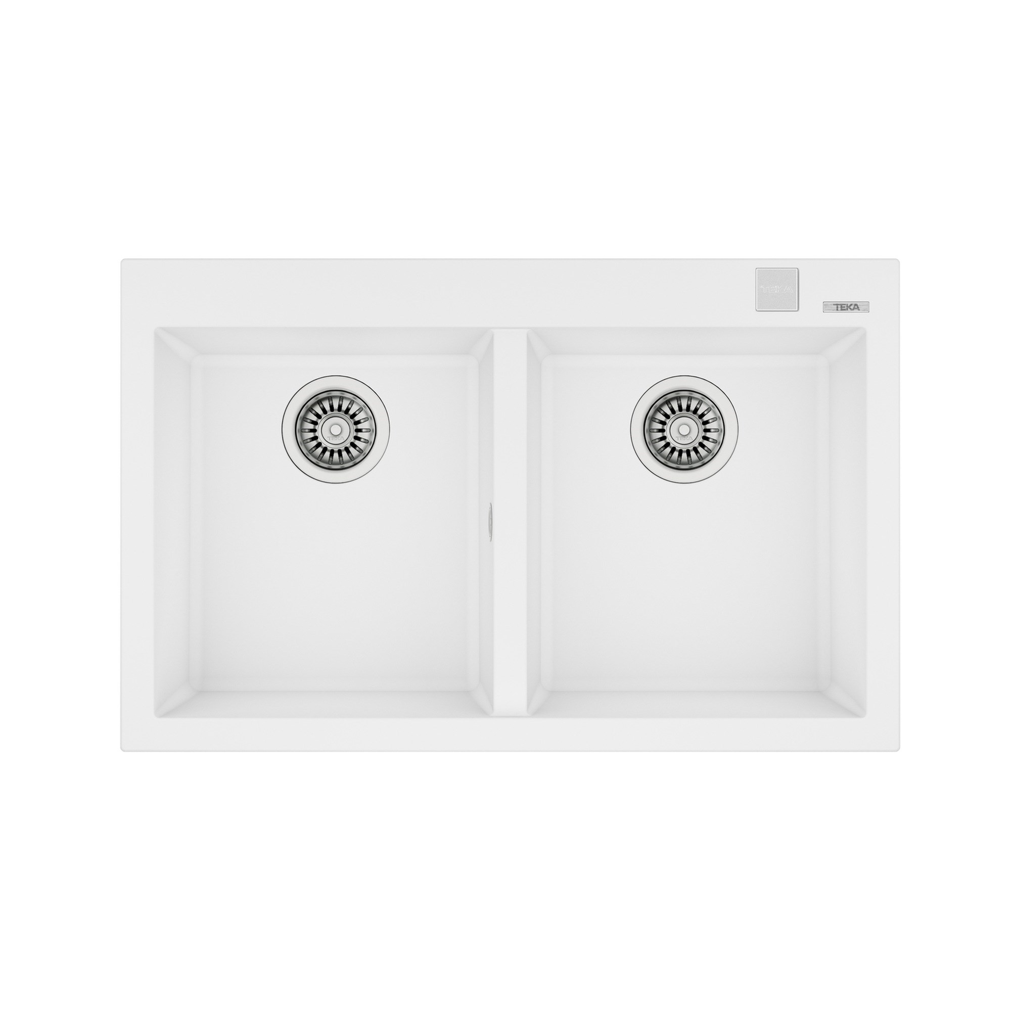 Teka ForSquare 790 TG Çift Hazneli Granit Eviye Beyaz 115260018