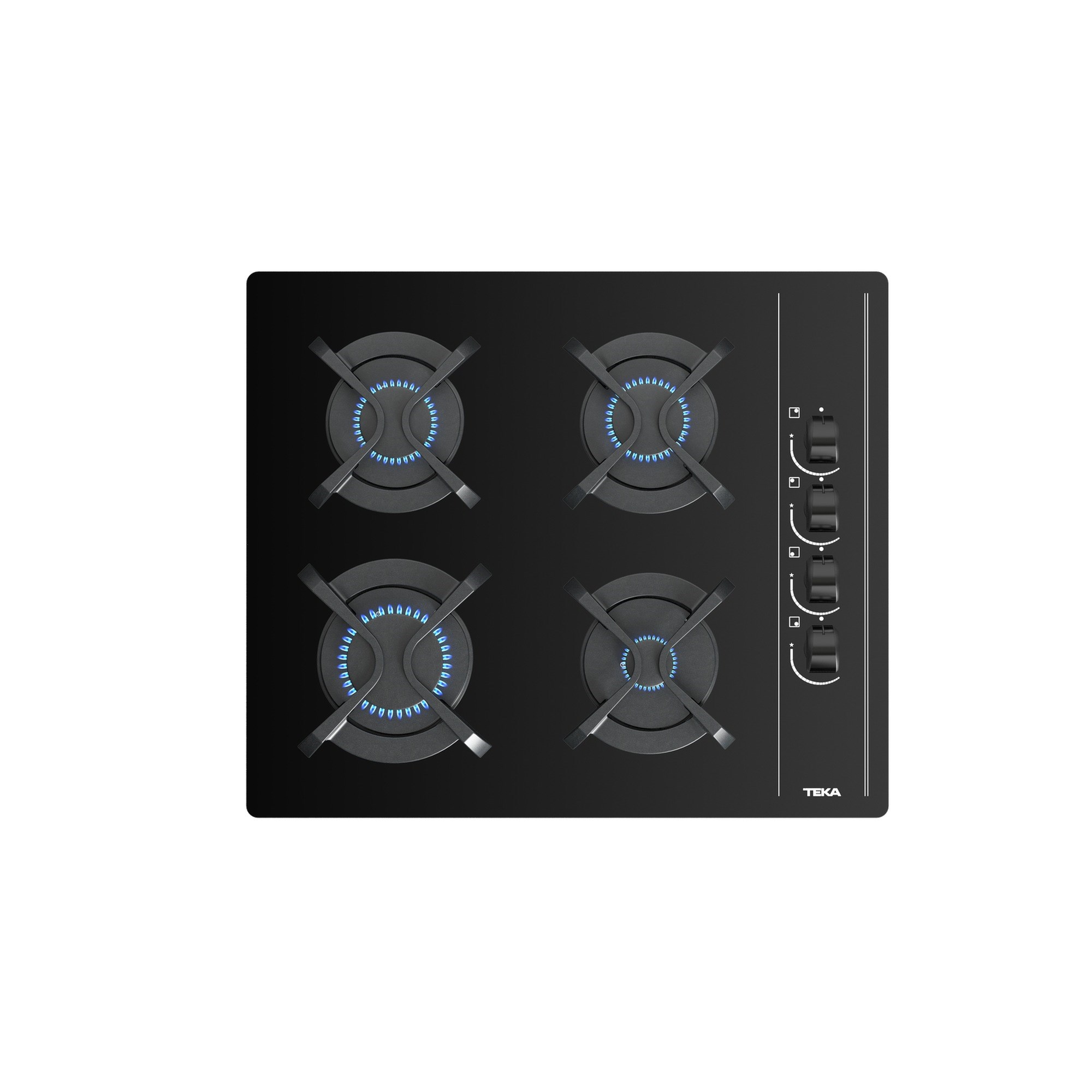 Teka GBC 64002 KBC 60 cm Gazlı Ocak Siyah Cam 112580045