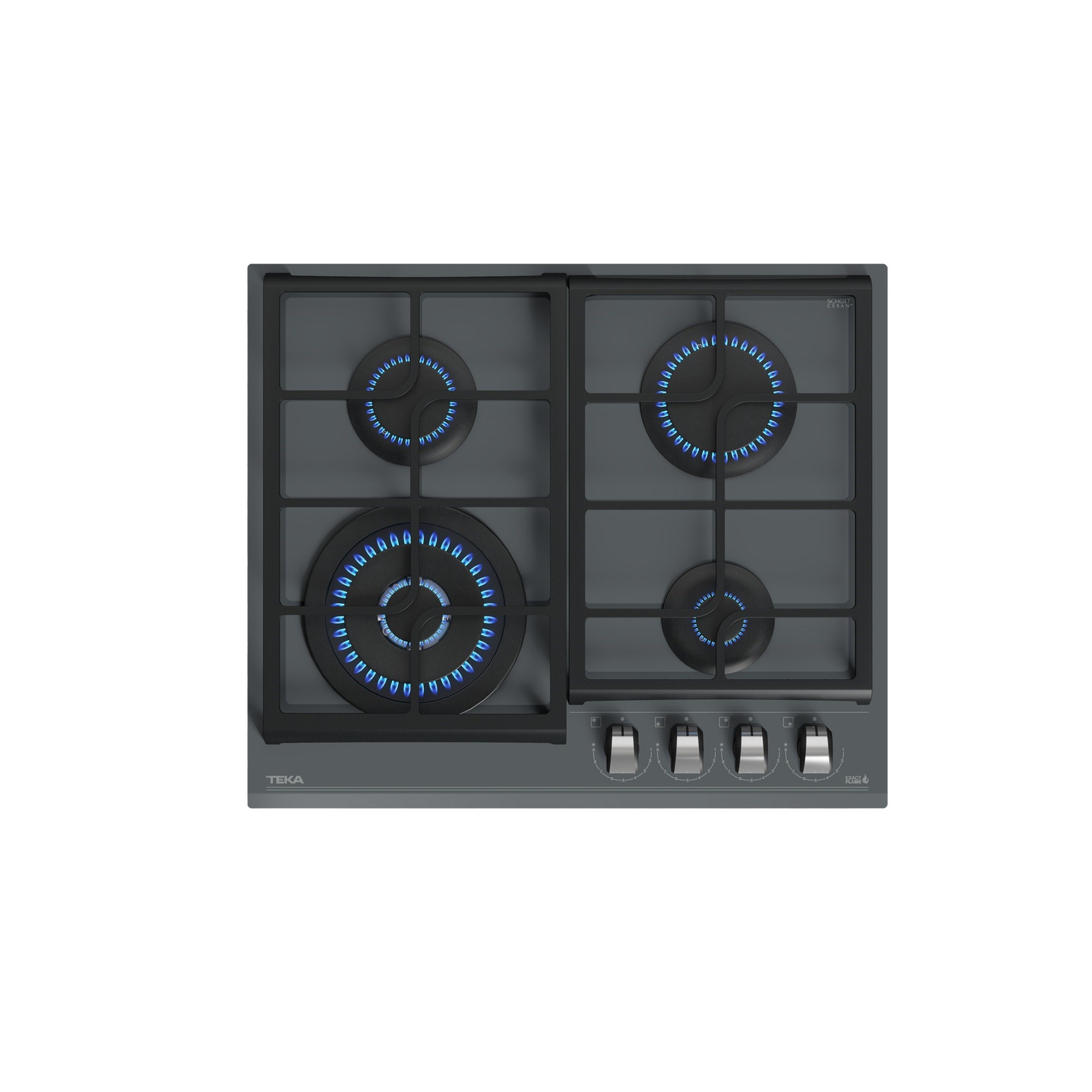 Teka GZC 64320 XB 60 cm Gazlı Ocak Gri 112570172