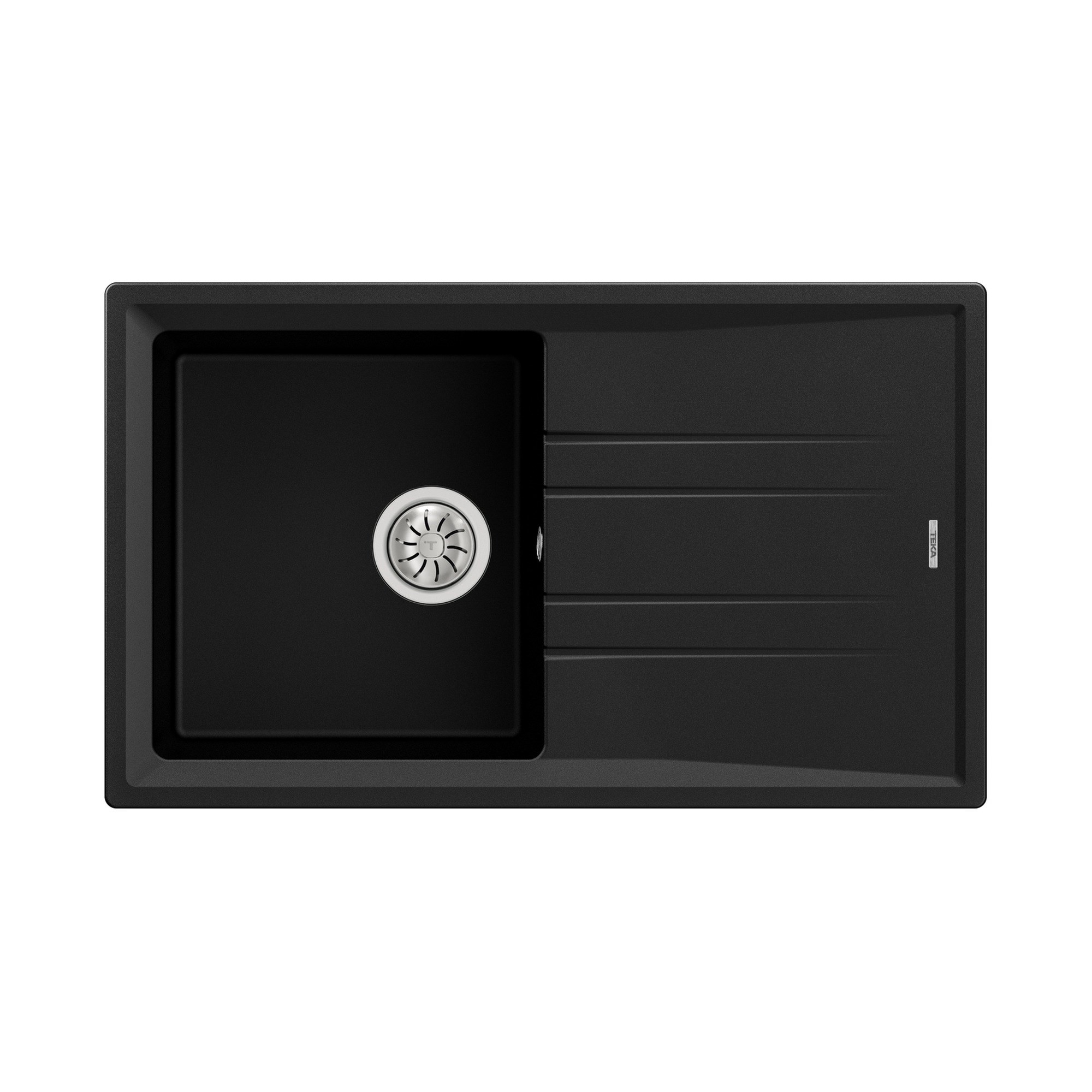 Teka Stone 50 B-TG 1B 1D Tek Hazneli Granit Eviye Karbon 115330015