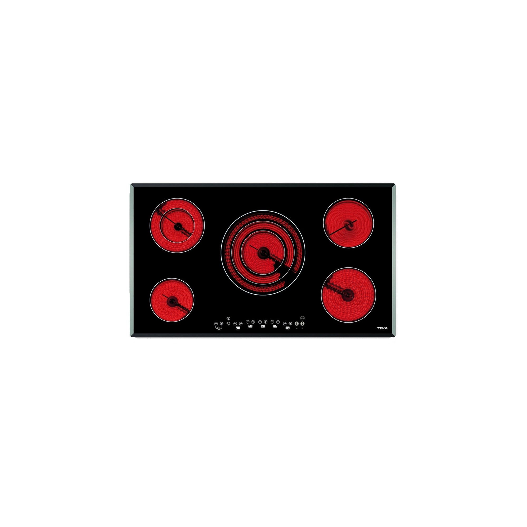 Teka TR 951 90 cm Vitroseramik Ocak Siyah 10210002