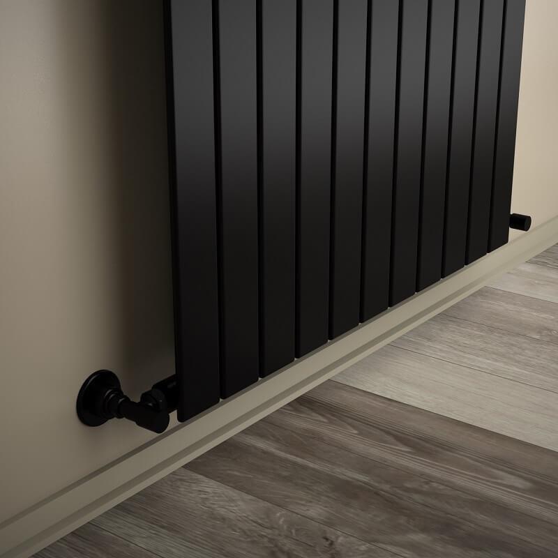 Tip 10V Dekoratif Radyatör 1500x810 Mat Siyah