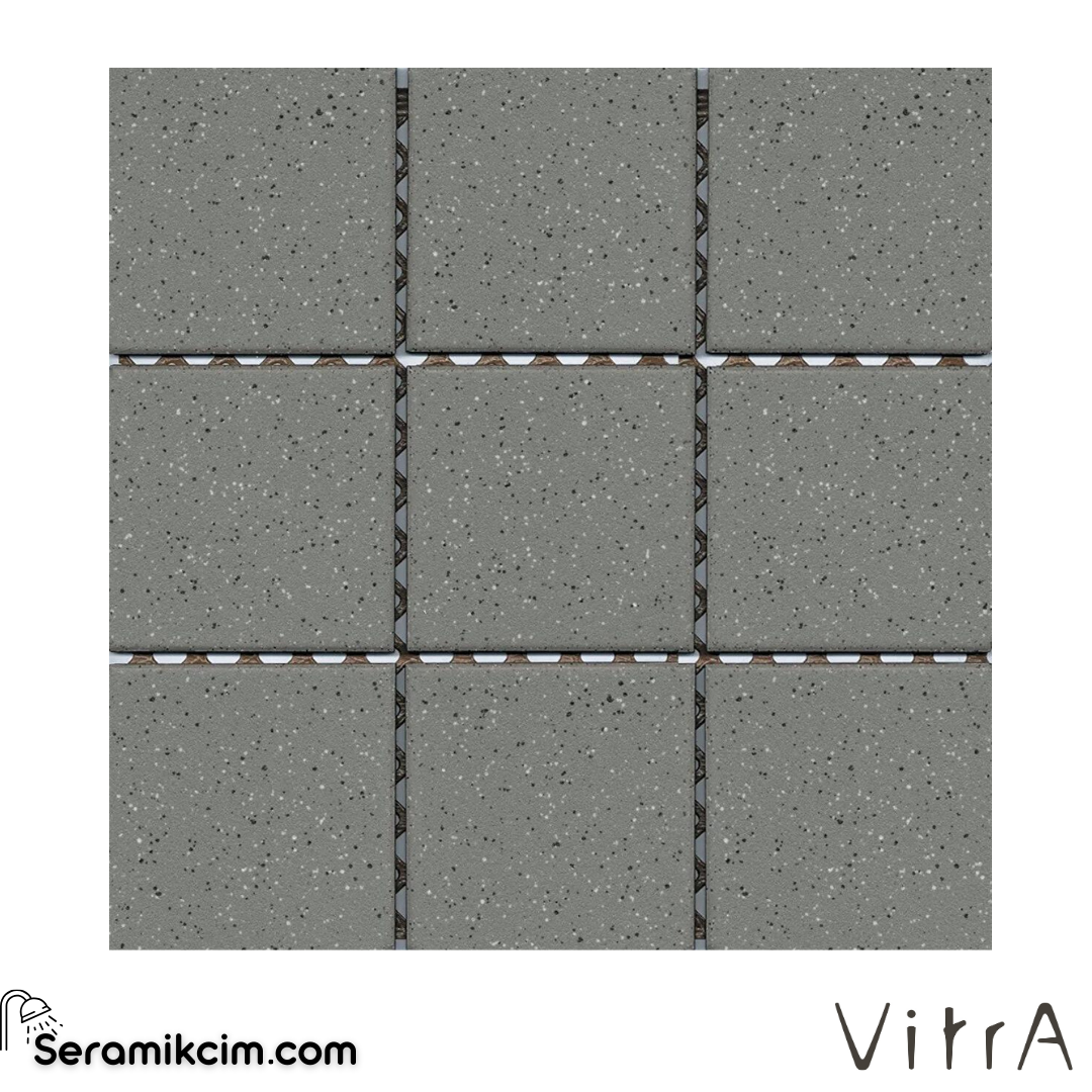 Vitra 10X10 Color Dot Gri Mat R10B (Nf) Nr