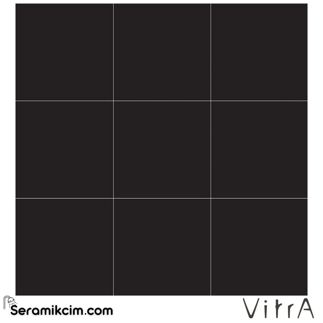 Vitra 10X10 Ral 0001500 Siyah Mat (Nf) K50797580001VTE0 - K50797580001VTE0