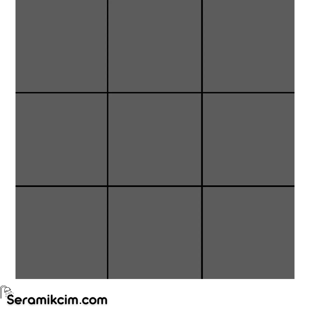 Vitra 10X10 Ral 0005500 Koyu Gri Koyu Gri Parlak K50733480001VTE0