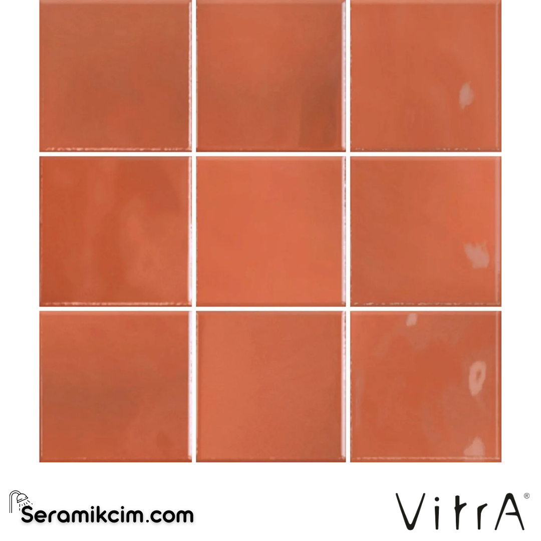 Vitra 10X10 RetroMix Terra Rossa Parlak (Nf) K94993180001VTE0 - K94993180001VTE0