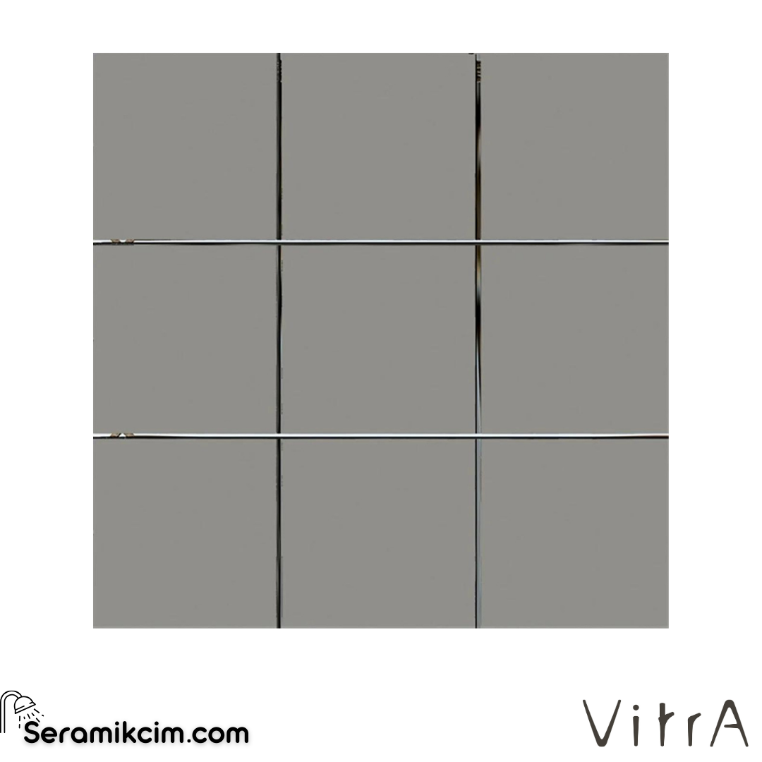 Vitra 10X10 Uni Gri Mat R10B (Nf) Nr