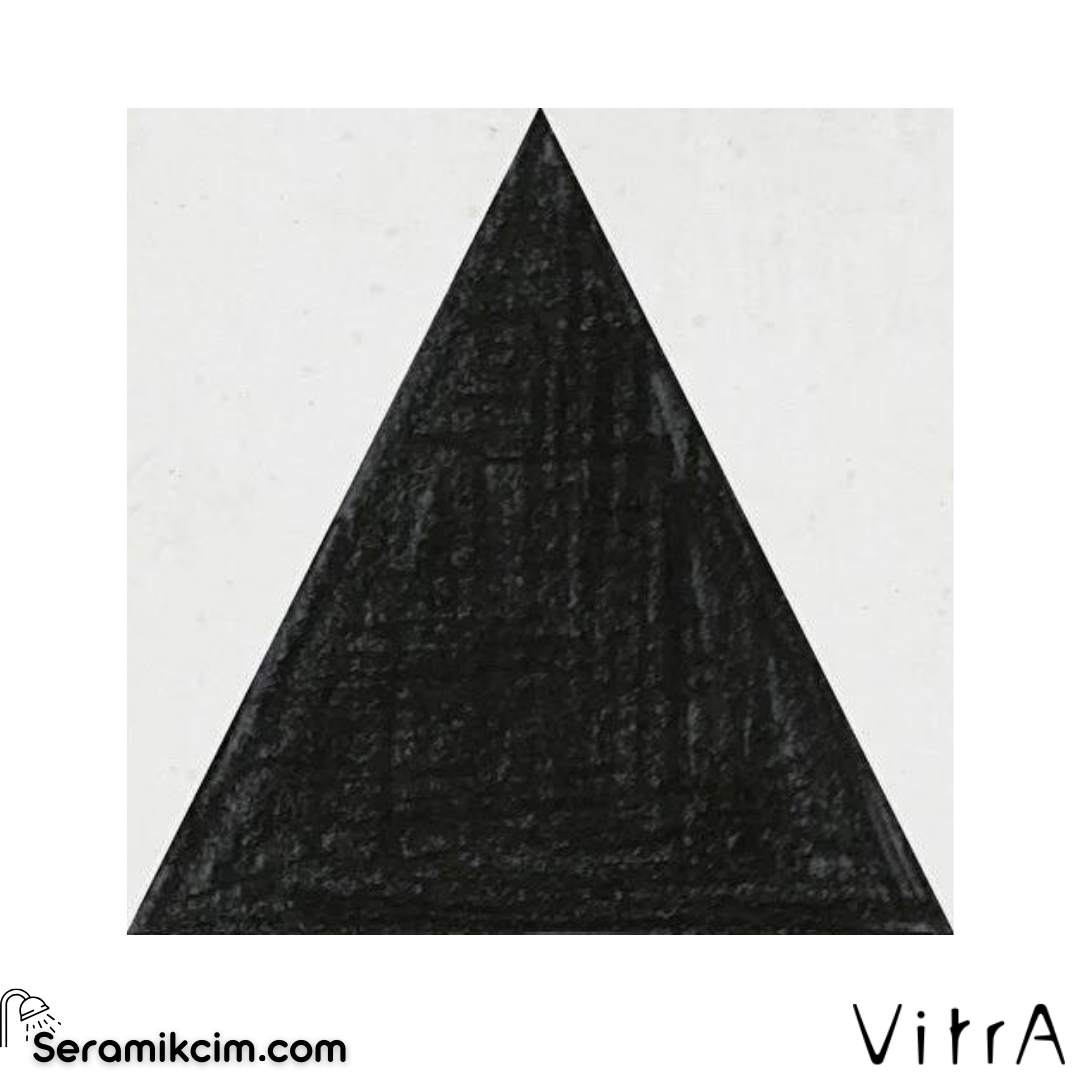 Vitra 15X15 Atelier 01 Siyah Ucgen Poz. Mat Nr
