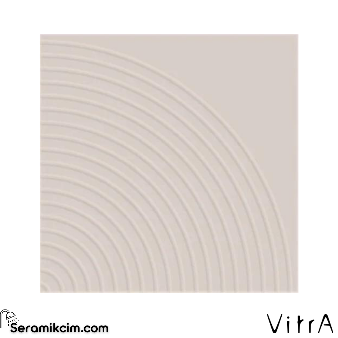 Vitra 20X20D Lıquıd Beyaz Ycızgı Dek Parlak N