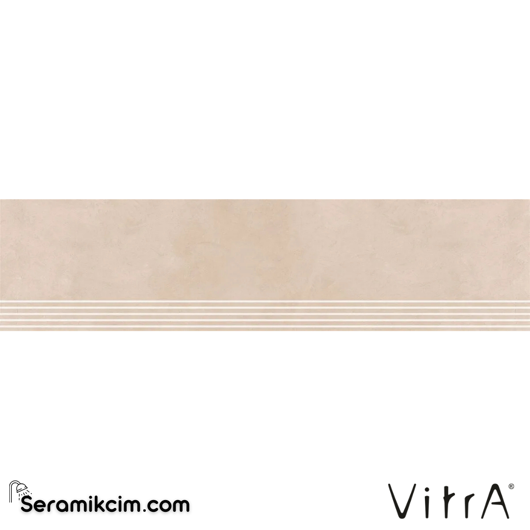 VitrA 30X120 Cementine KremBasamak R10B  7R K950730R0001VTET - K950730R0001VTET