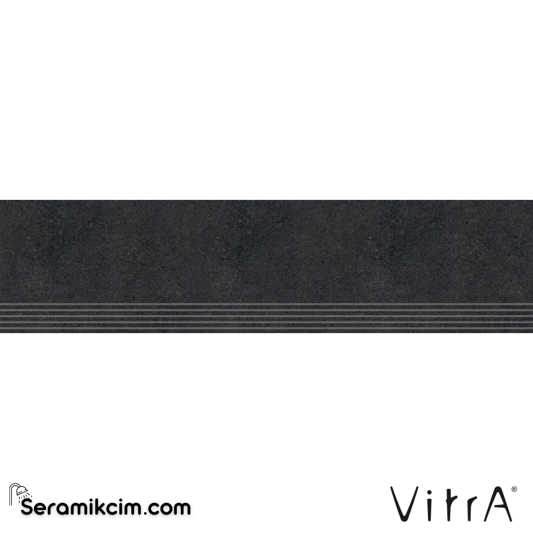 VitrA 30X120 Newcon Antrasit Basamak Mat R10A  7R K946500R0001VTET - K946500R0001VTET