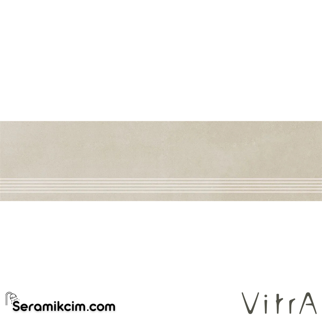VitrA 30X120 Sense Krem Basamak Mat R10B 7R K951647R0001VTET - K951647R0001VTET