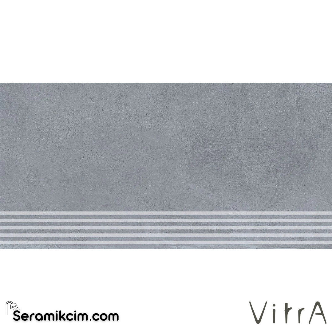 VitrA 30X60 Betonx Koyu Gri Basamak Mat R10B 7R K949979R0001VTE0 - K949979R0001VTE0
