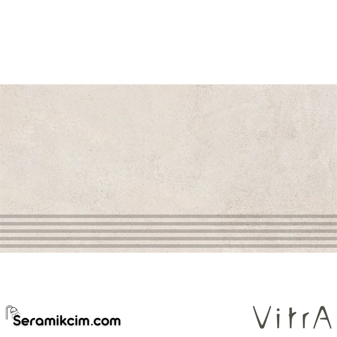 VitrA 30X60 Betonx Krem Basamak Mat R10B 7R K949982R0001VTE0 - K949982R0001VTE0