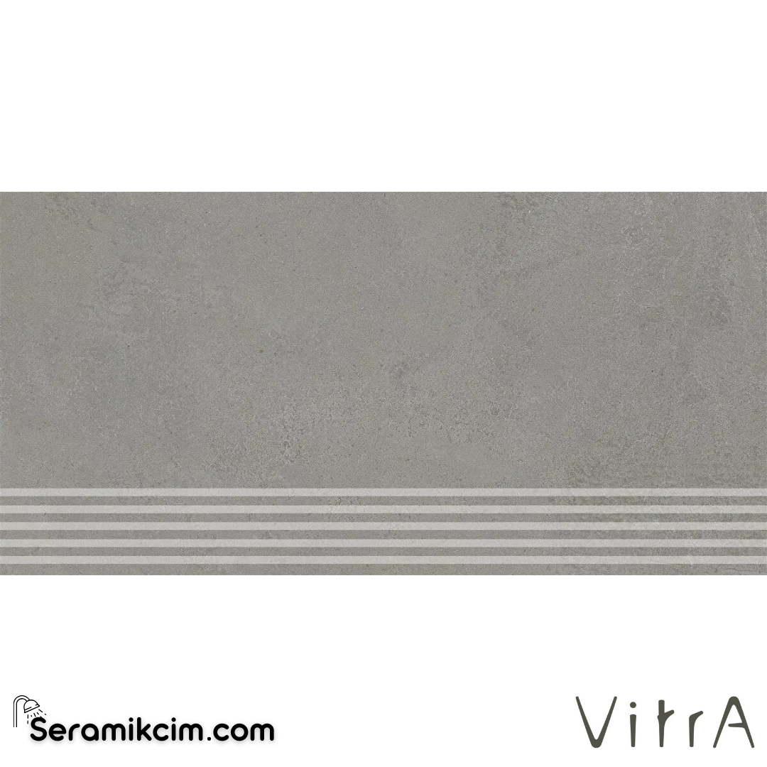 VitrA 30X60 Betonx Taupe Basamak Mat R10B 7R K949983R0001VTE0 - K949983R0001VTE0