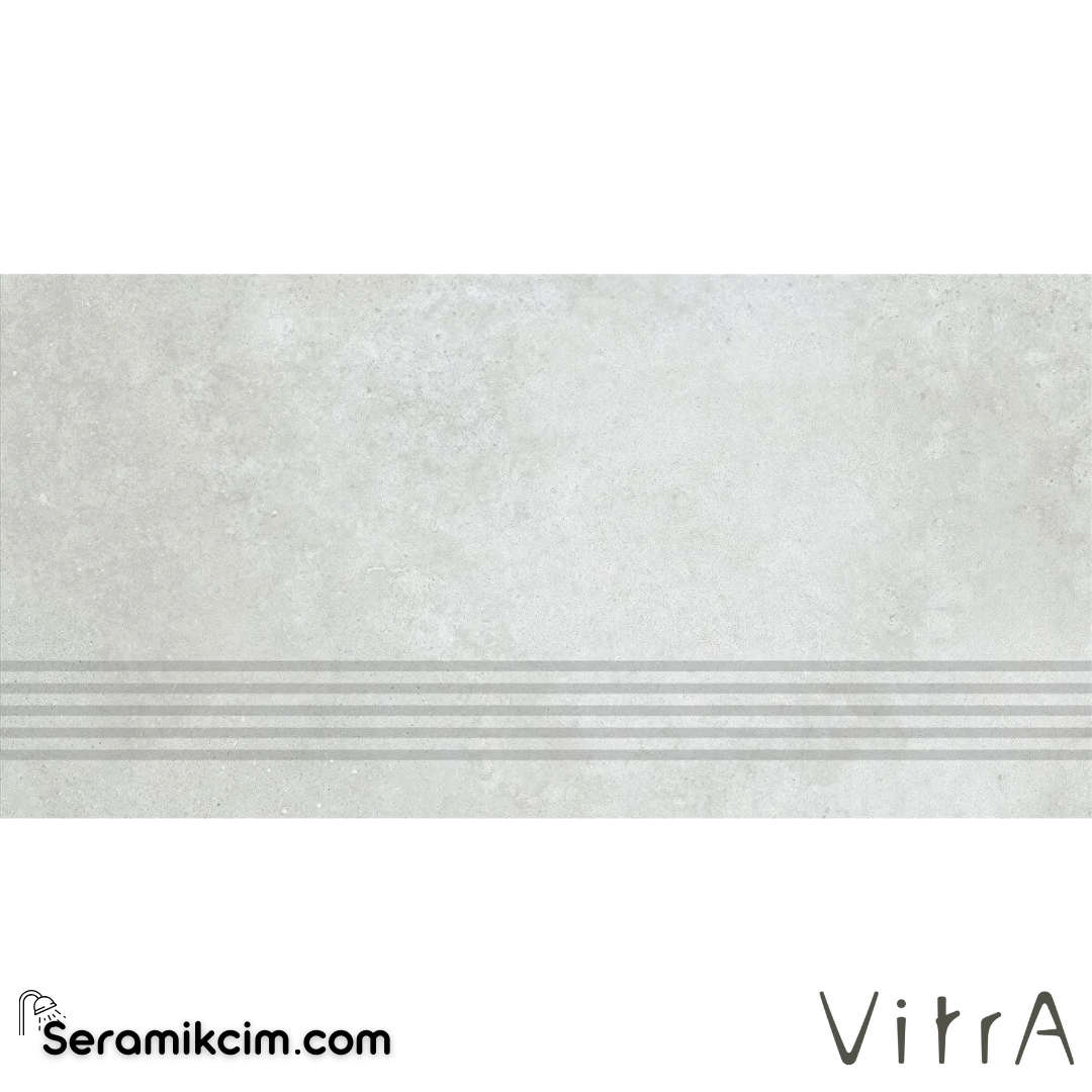 VitrA 30X60 Cementside Açık Gri Basamak R10B 7R K952550R0001VTE0 - K952550R0001VTE0