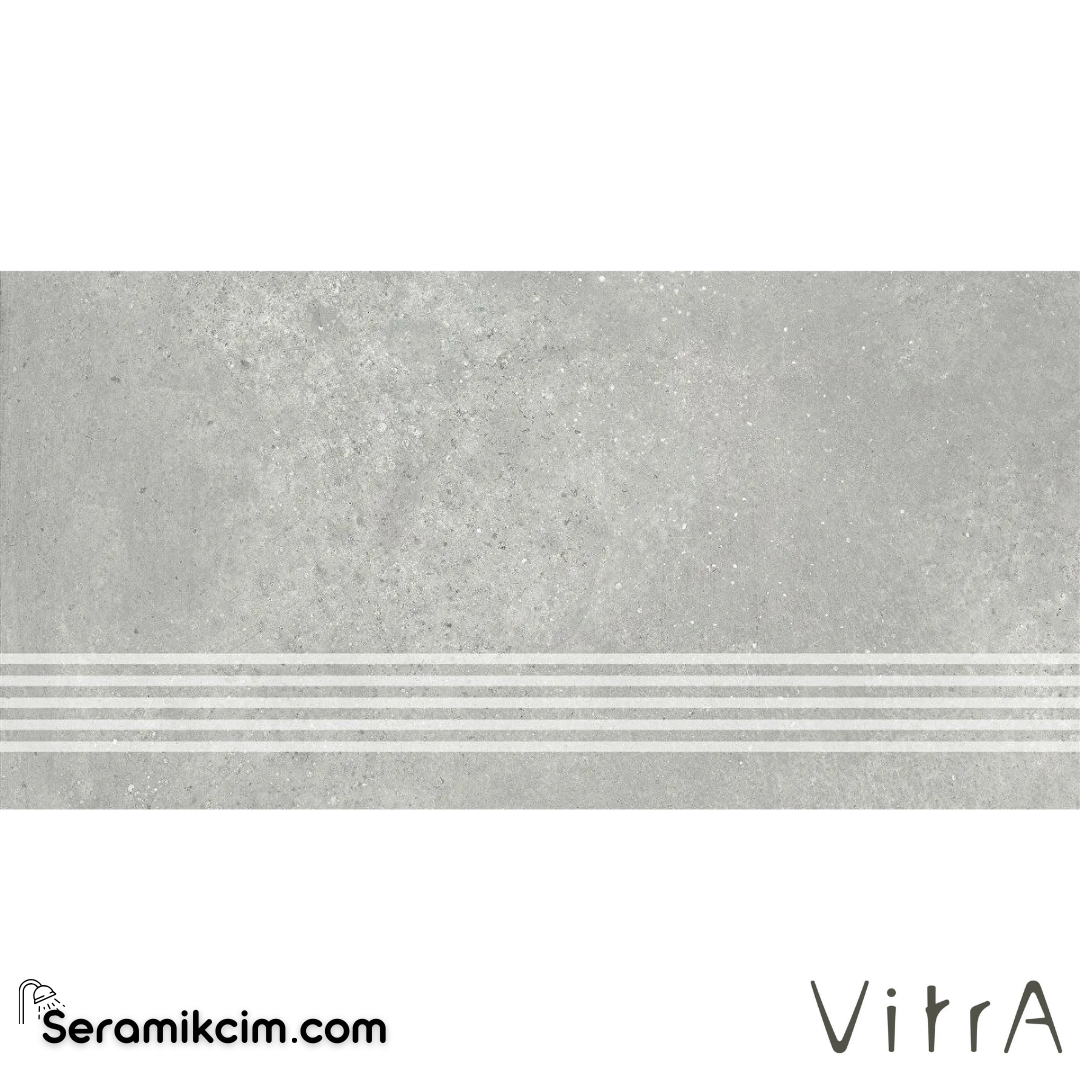 VitrA 30X60 Cementside Gri Basamak R10B 7R K952551R0001VTE0 - K952551R0001VTE0