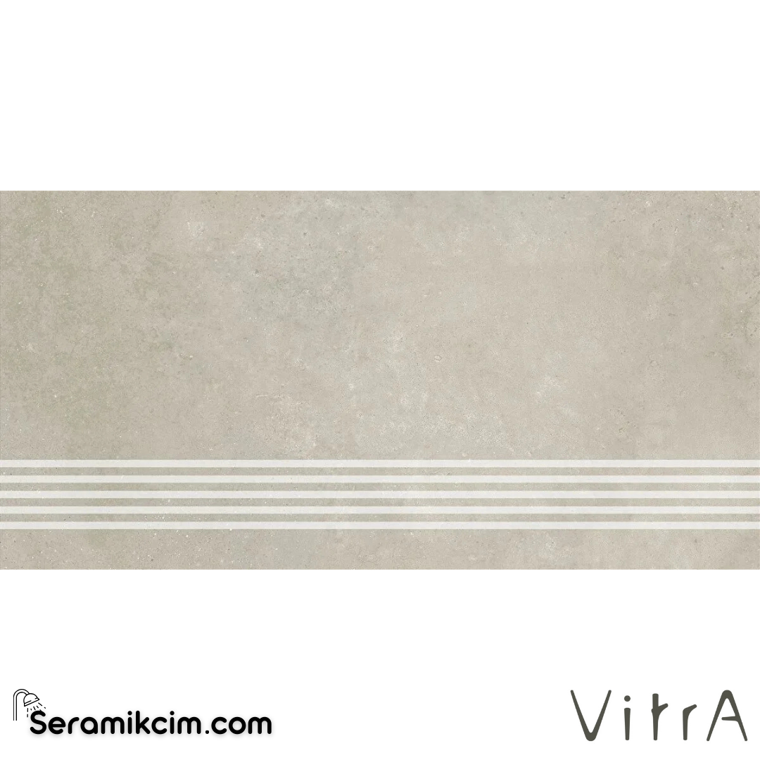 VitrA 30X60 Cementside Koyu Grej Basamak R10B 7R K952554R0001VTE0 - K952554R0001VTE0
