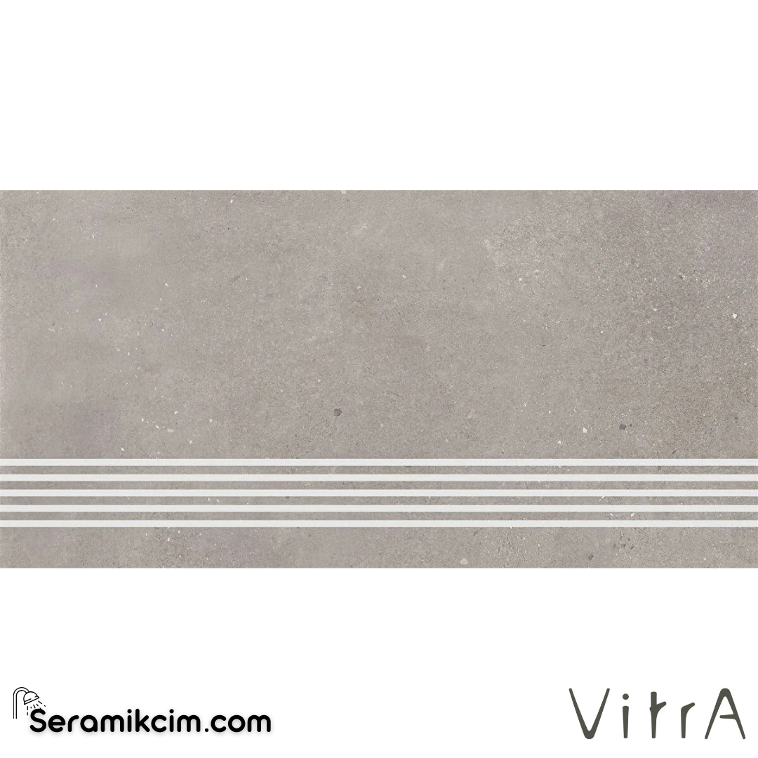 VitrA 30X60 Flakestone Gri Basamak R10B 7R K951154R0001VTE0 - K951154R0001VTE0