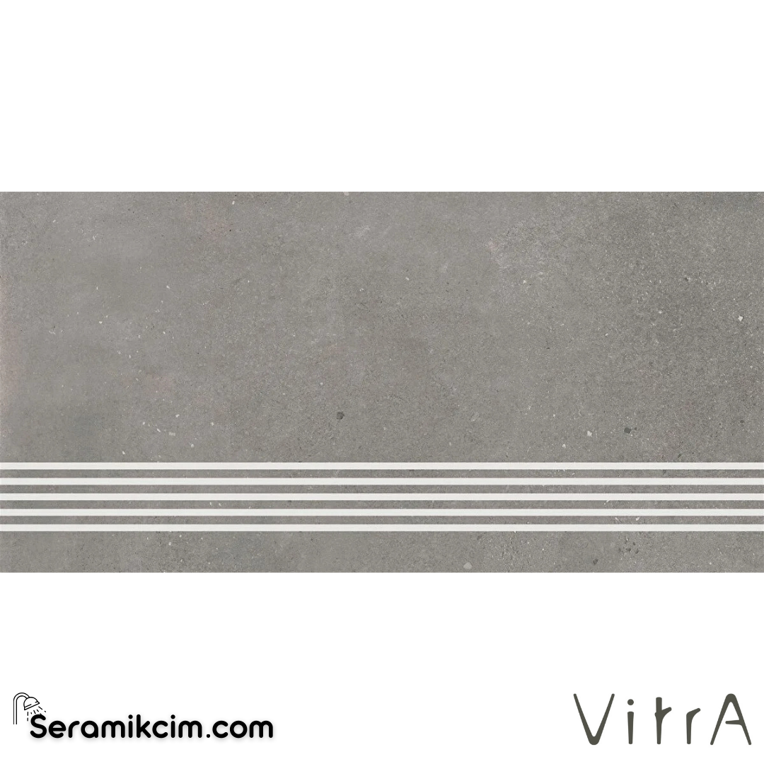VitrA 30X60 Flakestone Koyu GriBasamak R10B 7R K951155R0001VTE0 - K951155R0001VTE0