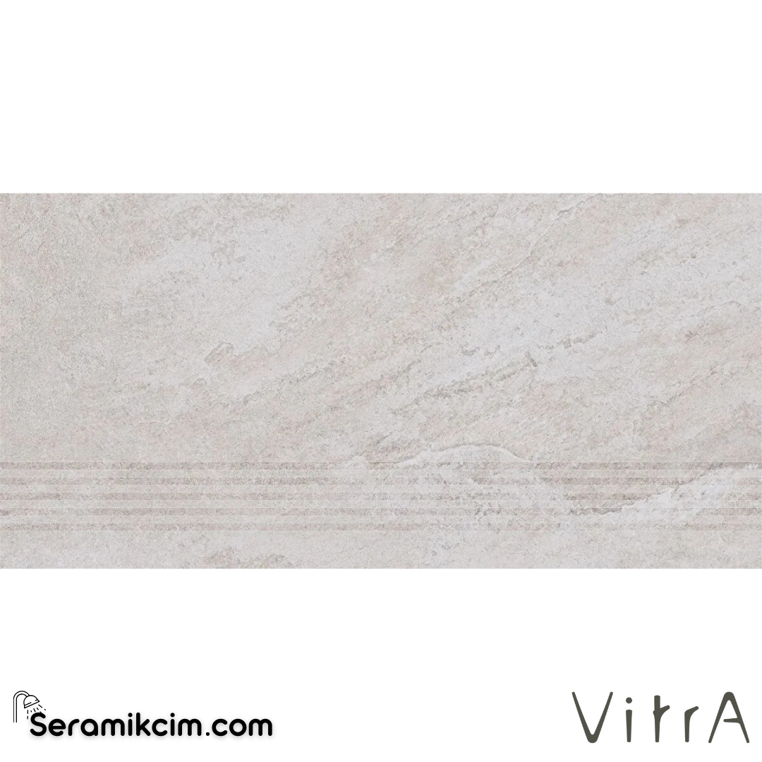VitrA 30X60 Quarstone Beyaz Basamak R10B 7R K951933R0001VTE0 - K951933R0001VTE0