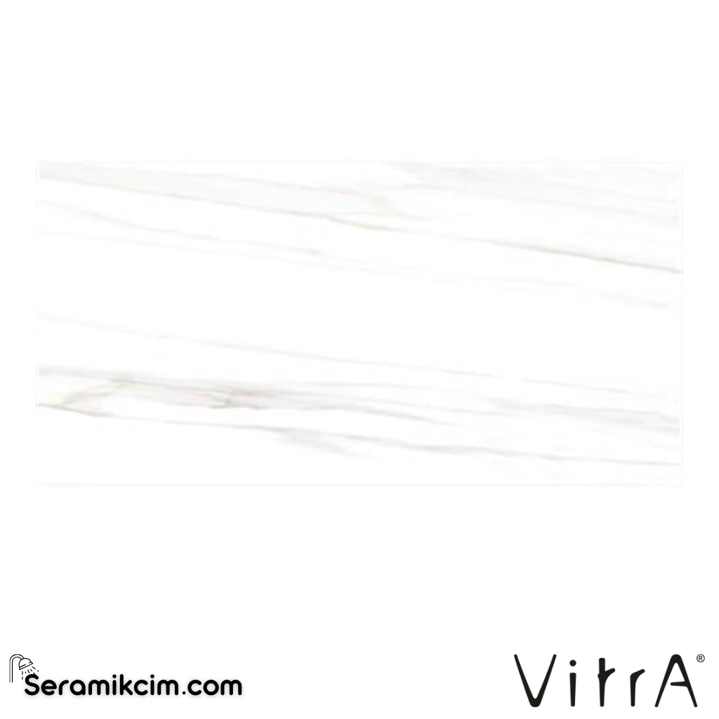 Vitra 30X60D Marmori Calacatta Beyaz Parlak K94858100001VTE0 - K94858100001VTE0