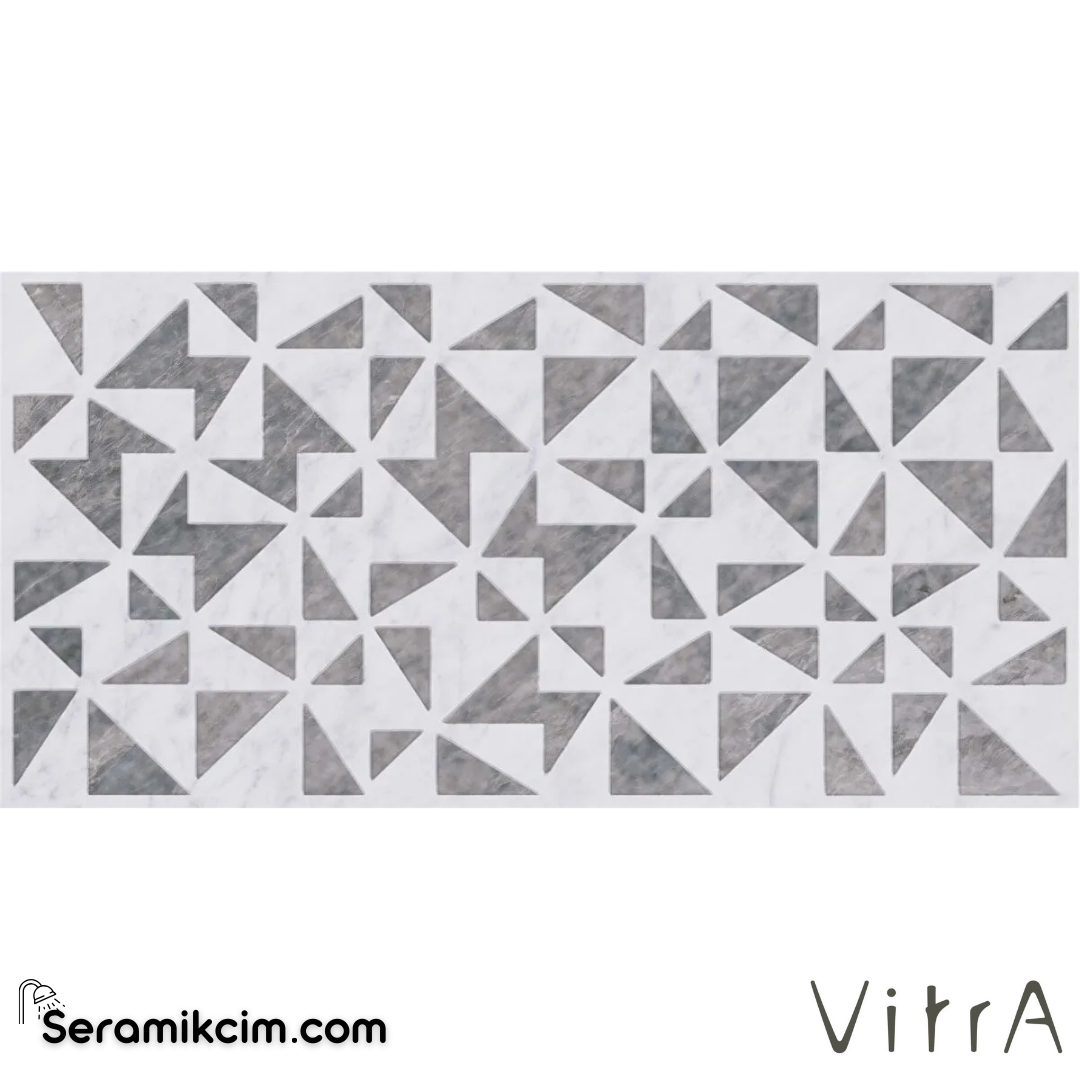 Vitra 30X60D Marmori Carrara Beyaz 3D Dekor Parlak K94859200001VTE0 - K94859200001VTE0