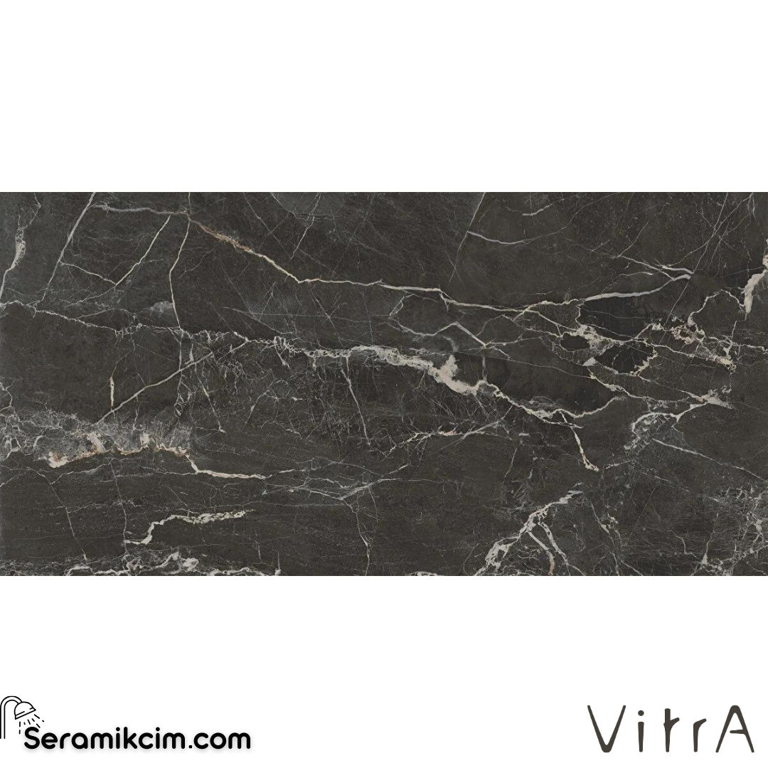 Vitra 30X60D Marmori St. Laurent Siyah Parlak  - K94858200001VTE0