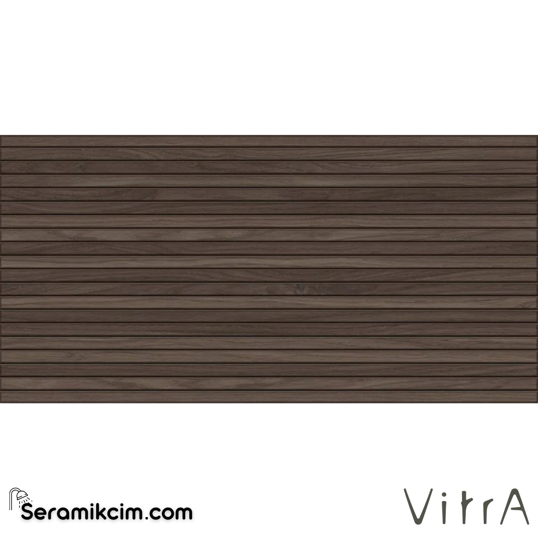 VitrA 30X60D Set7.0 Moka Wood Dec Mat 7.5Mm Nr K95319300001VTET - K95319300001VTET