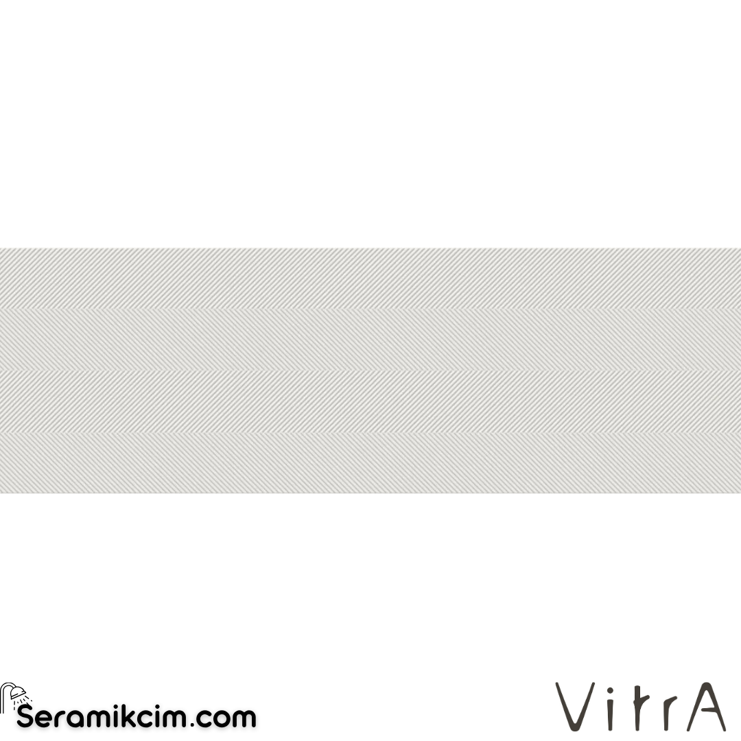 Vitra 30X90 Mode Beyaz Yosun Dekor Mat Shld 8R K948421BSR01VTE0