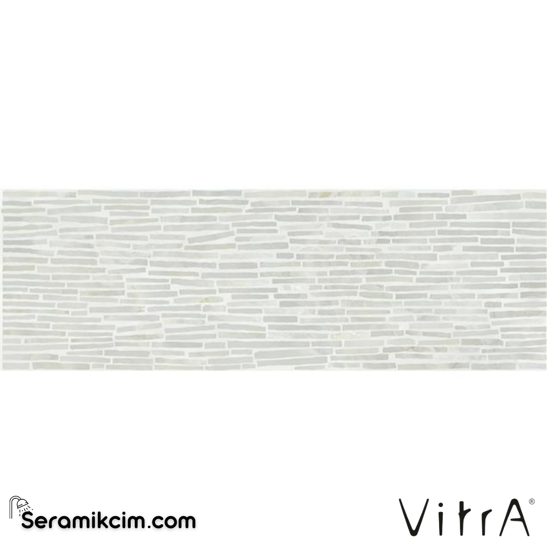 Vitra 30X90D Crystal Gri Dekor Parlak 8R K949661R0001VTE0 - K949661R0001VTE0