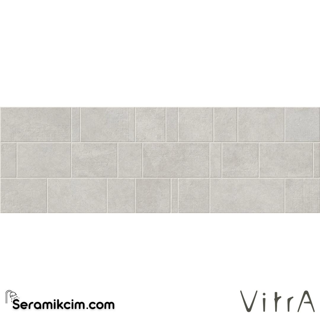 VitrA 30X90D Set7.0 Açık Gri Mix Dec Mat 8R K953258R0001VTET - K953258R0001VTET