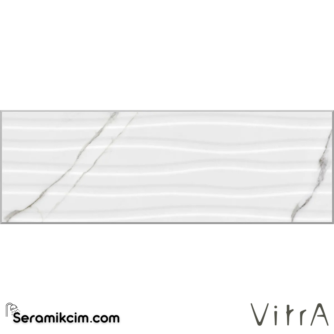VitrA 30X90D Statua B&W Star Dekor Beyaz Parlak 8R K949807R0001VTET - K949807R0001VTET