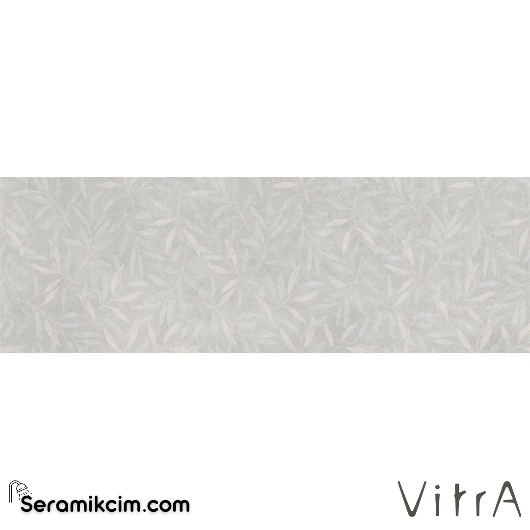 VitrA 40X120D Set7.0 Açık Gri Yaprak Dec Mat 8R K953239R0001VTET - K953239R0001VTET