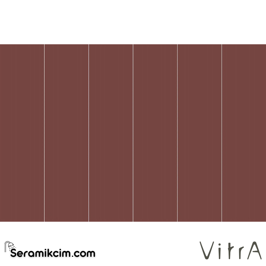VitrA 5X20 Ral 3009 Oksıt Kırmızı Mat (Nf) Nr K95312680001VTE0 - K95312680001VTE0