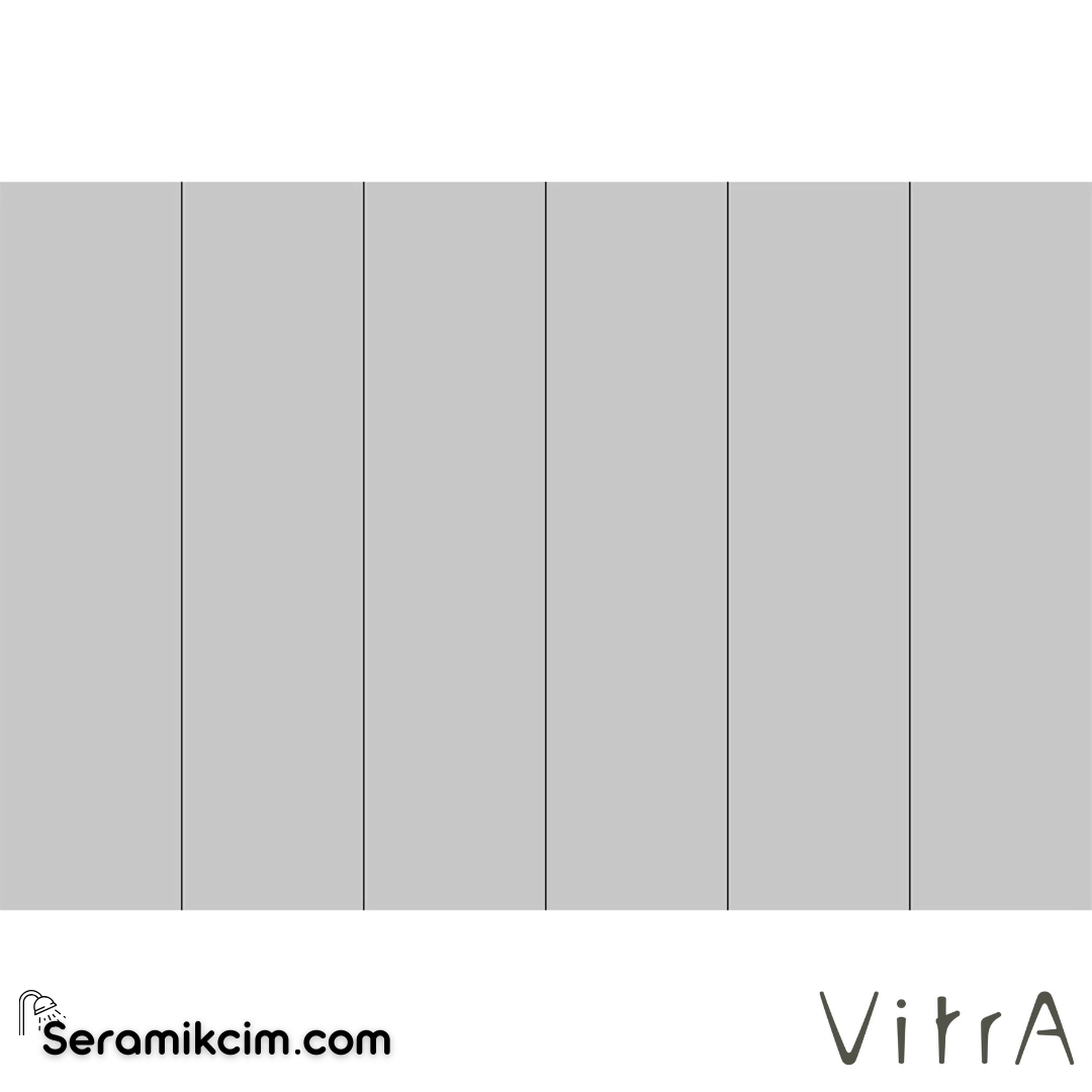 VitrA 5X20 Ral 7047 Açık Gri Mat (Nf) Nr K95340280001VTE0 - K95340280001VTE0