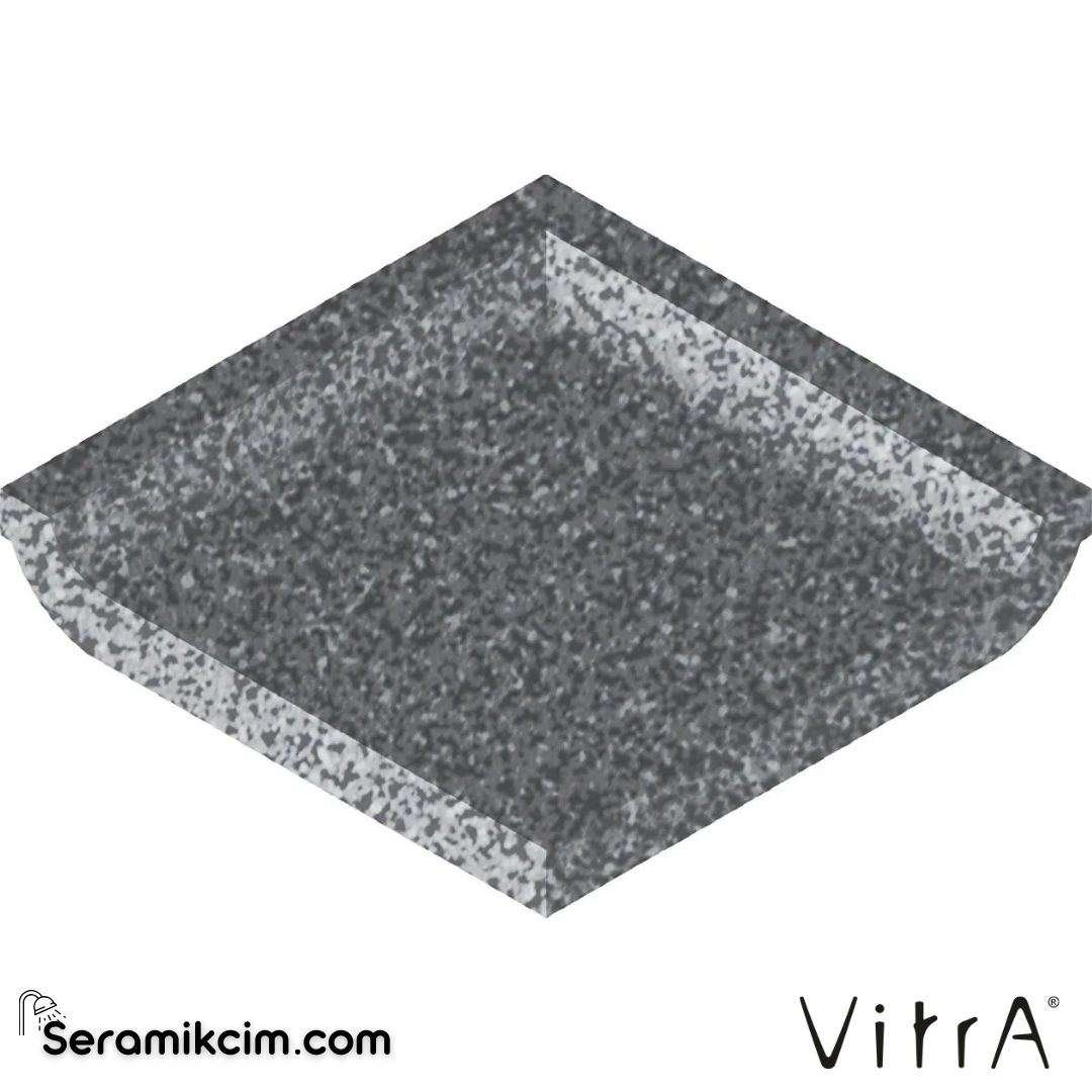 VitrA 5X5 Dotti Dark Grey I.Crn 6Mm Ckd55 K94950400001VTE0 - K94950400001VTE0