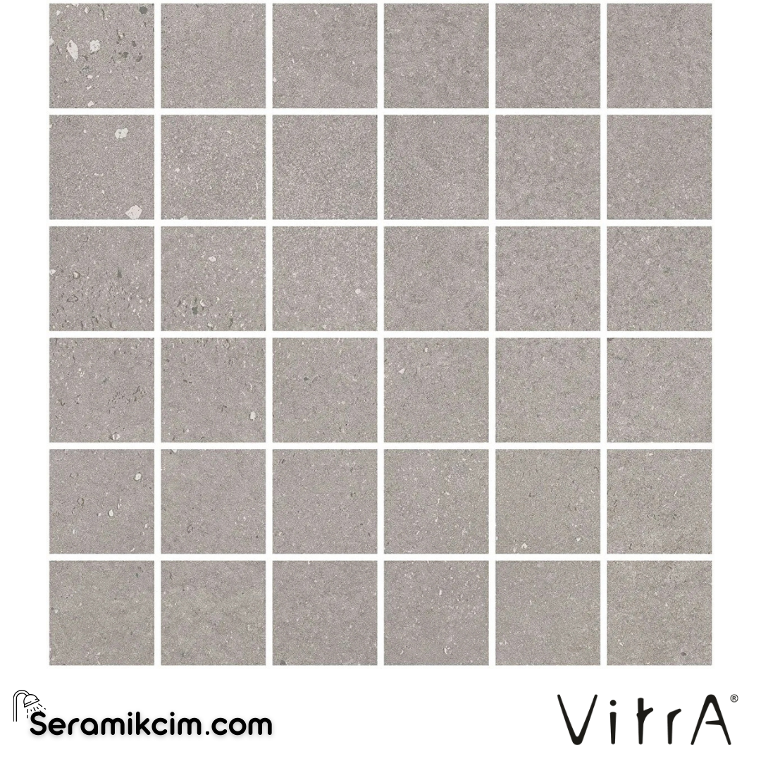 VitrA 5X5 Flakestone Gri Ksmmzk R10B 7R K9511508R001VTE0 - K9511508R001VTE0