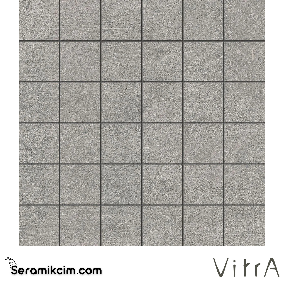 VitrA 5X5 Newcon Silver Gri Ksm Mzk R10B 7R K9516728R001VTE0 - K9516728R001VTE0