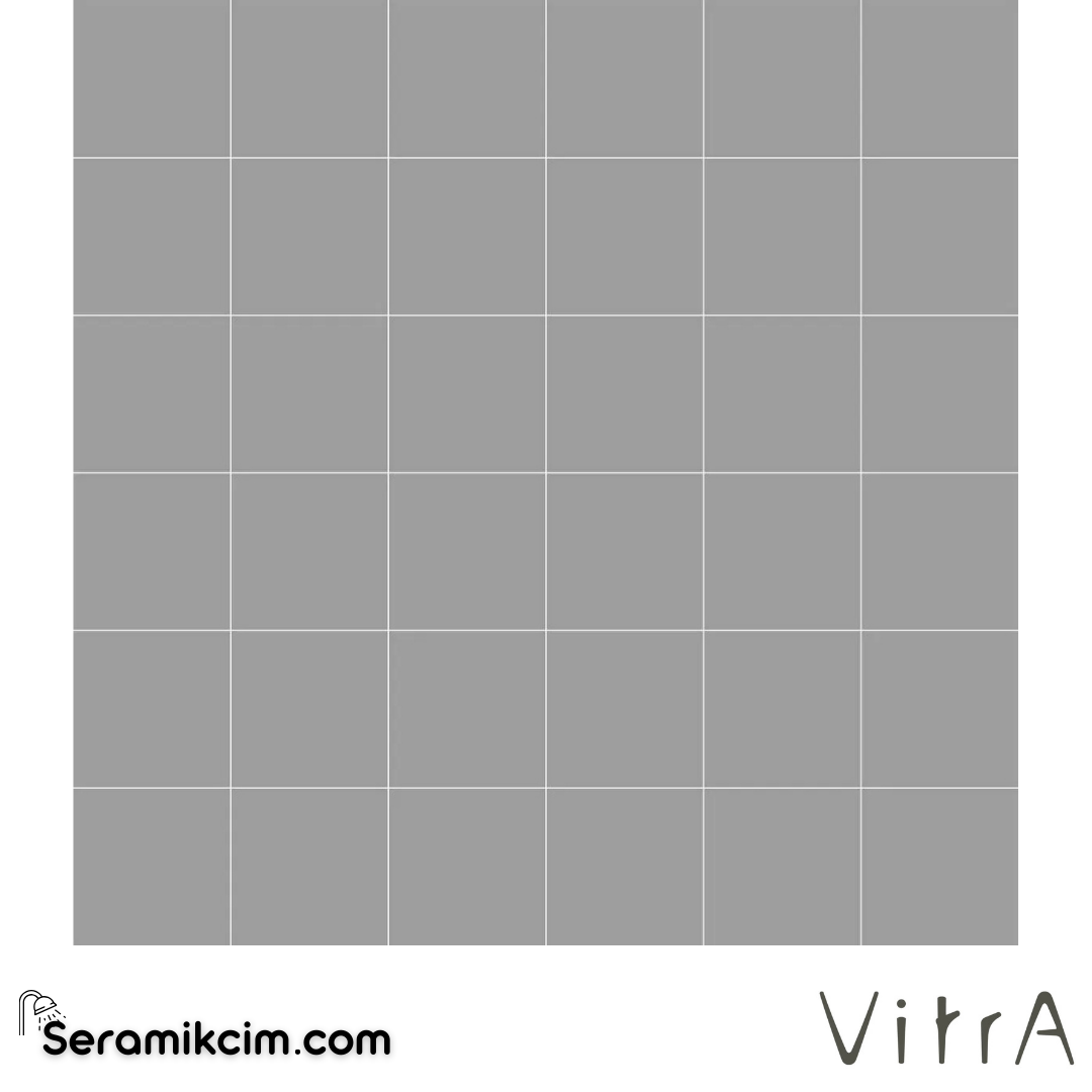 VitrA 5X5 Ral 0006000 Tas Gri Mat (Nf) Nr K95334980001VTE0 - K95334980001VTE0