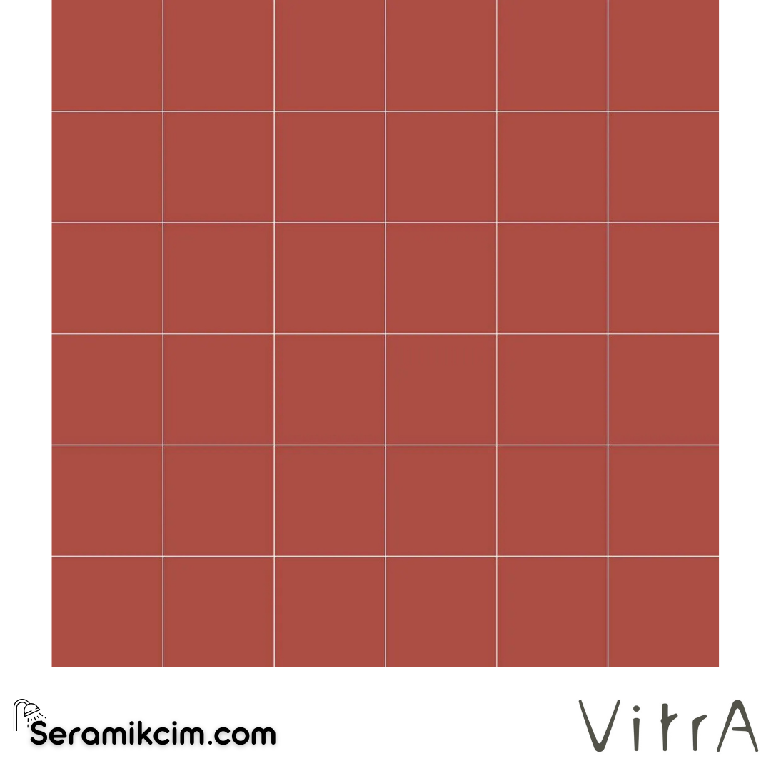 VitrA 5X5 Ral 3016 Mercan Mat (Nn) Nr K95328680001VTE0 - K95328680001VTE0