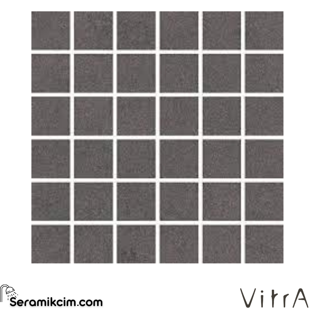 Vitra 5X5 Sense Gri Kesim Mzk Mat R10B 7R