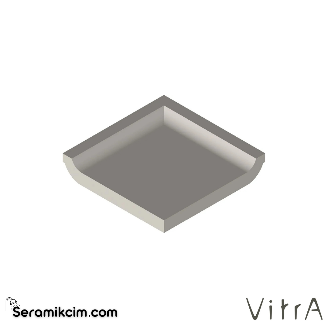 VitrA 5X5 Uni Grey I.Crn 6Mm Ckd55 K94950500001VTE0 - K94950500001VTE0
