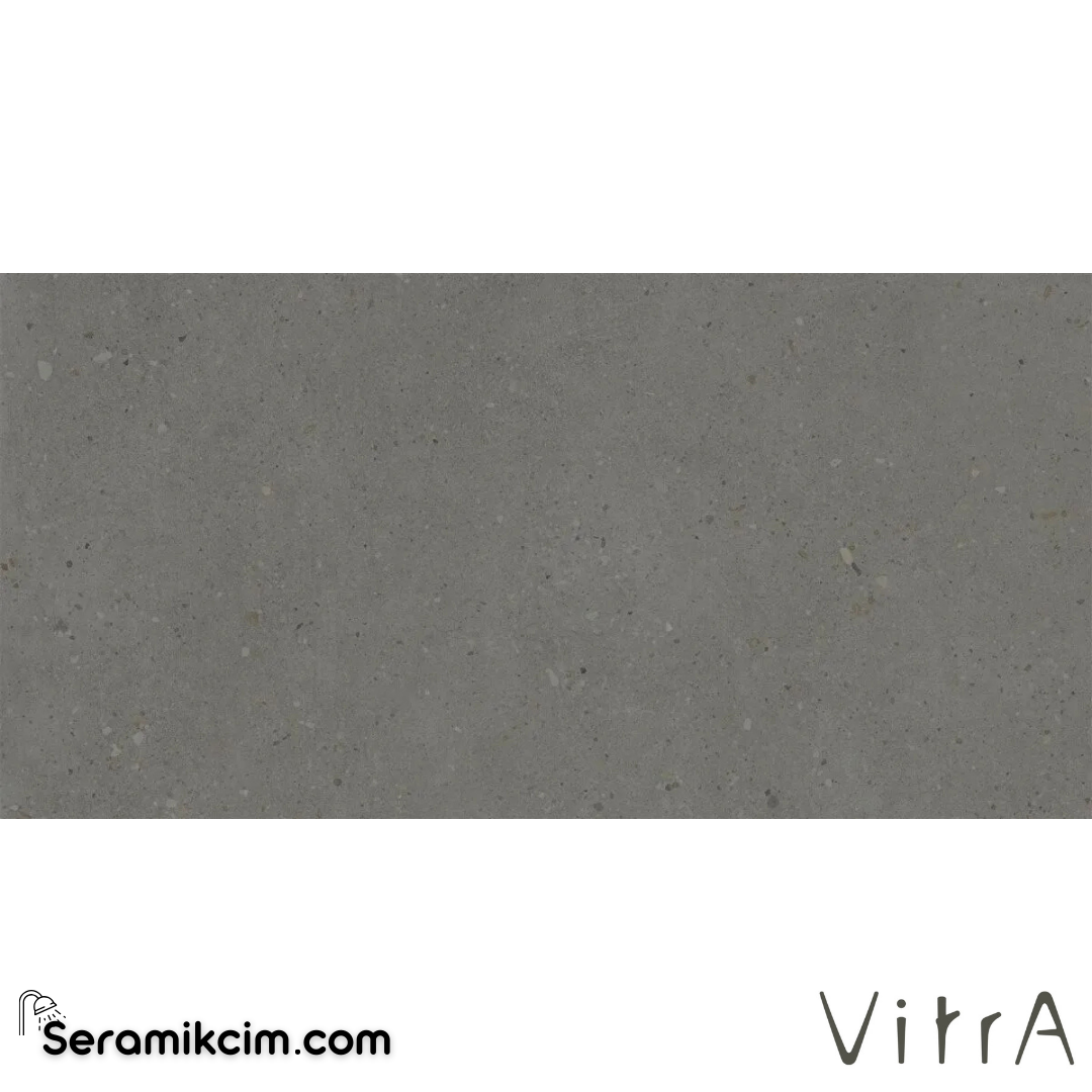 VitrA 60X120 Flakecement Koyu Gri 10B 7R K953502R0001VTSP - K953502R0001VTSP