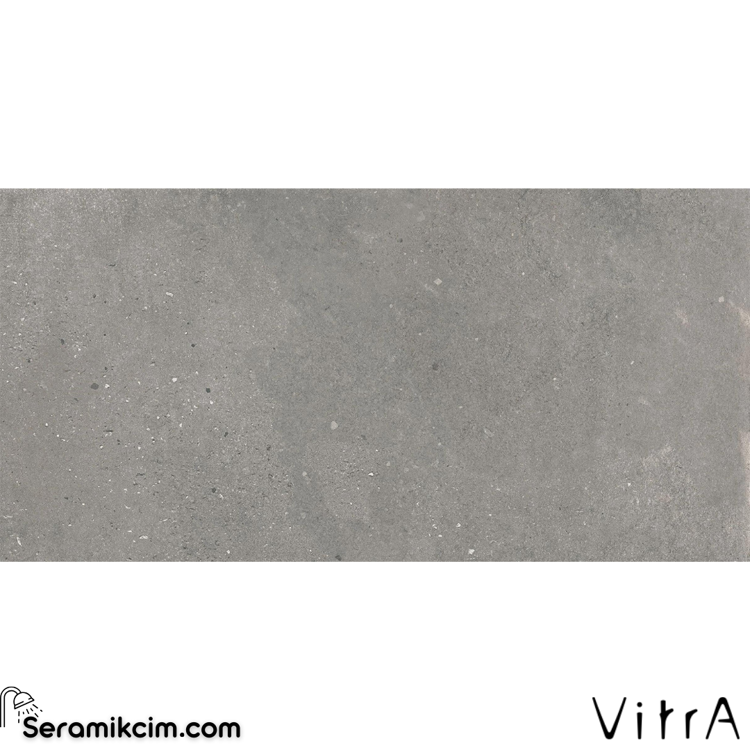 Vitra 60X120 Flakestone Koyu Gri Mat R10B  7R