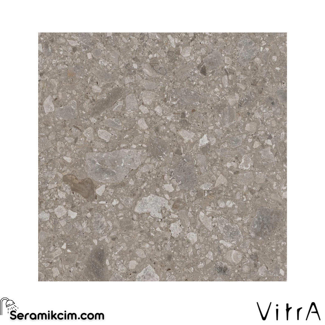 Vitra 60X60 Ceppostone Koyu Grej Mat R9 7R