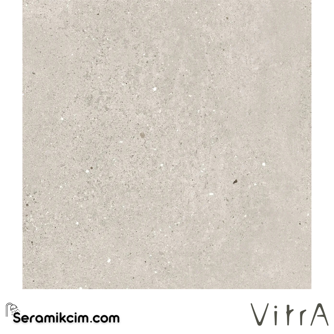 VitrA 60X60 Flakeart Açık Gri R10B 7R K955720R0001VTE0 - K955720R0001VTE0