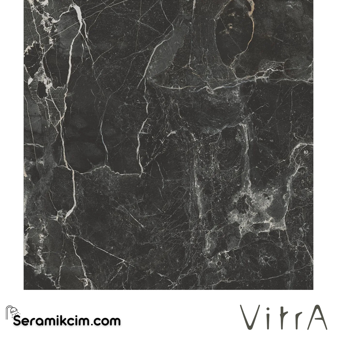 Vitra 60X60 Marmori St. Laurent Siyah R9 Lappato K945332LPR01VTE0 - K945332LPR01VTE0