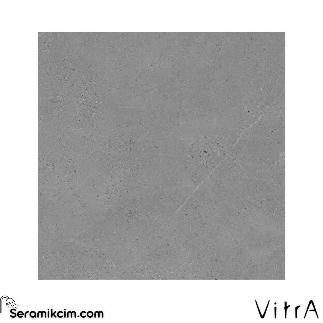Vitra 60X60 Set6.0 Limestone Koyu Gri Mat R10A 7R